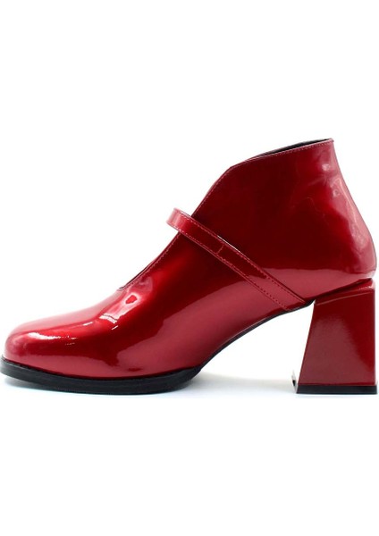Deri Kadın Kalın Topuklu Bot 064SZA230