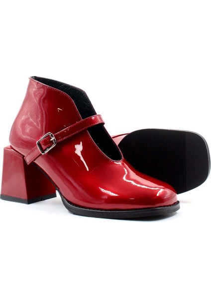 Deri Kadın Kalın Topuklu Bot 064SZA230
