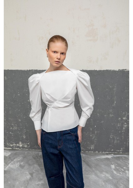 Bel Vurgulu Bluz 26W10816 indirimleri