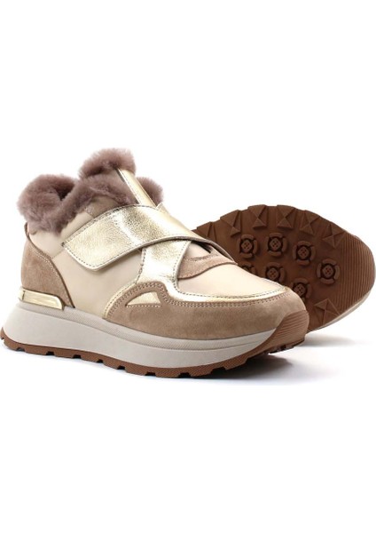 Kürklü Kadın Casual Ayakkabı 757KZA24056