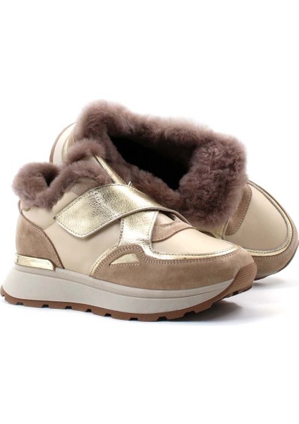 Kürklü Kadın Casual Ayakkabı 757KZA24056