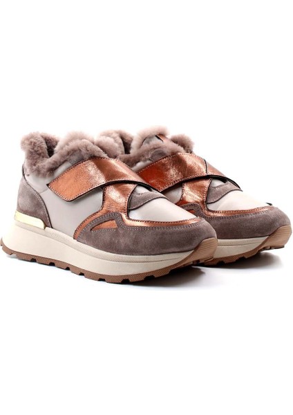 Kürklü Kadın Casual Ayakkabı 757KZA24056