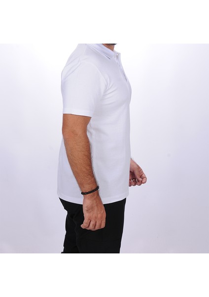 Polo Yaka Tişört Beyaz indirimleri