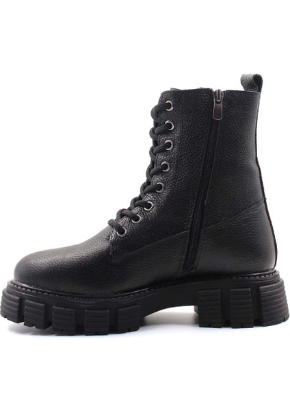 Deri Kürklü Kadın Klasik Bot 710KZA6001