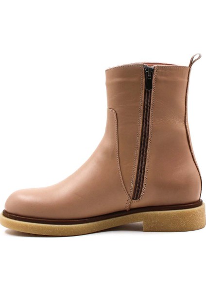 Deri Kürklü Kadın Klasik Bot 866KZA321