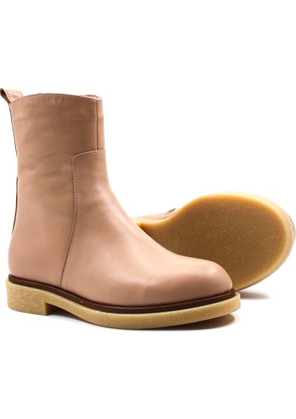 Deri Kürklü Kadın Klasik Bot 866KZA321