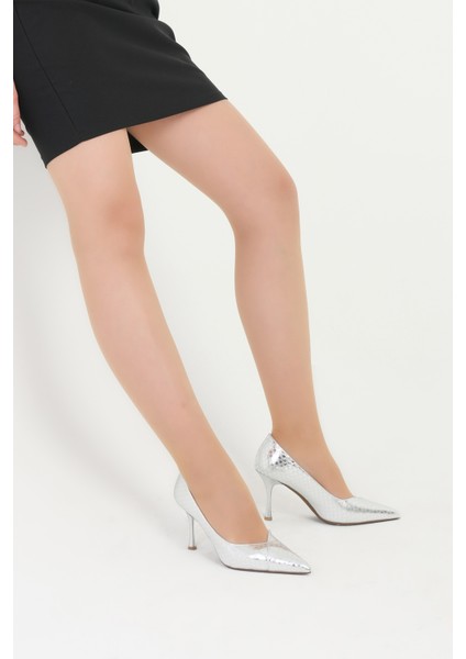 Fast Step Deri Kadın Ince Topuk Ayakkabı 019Za24-485