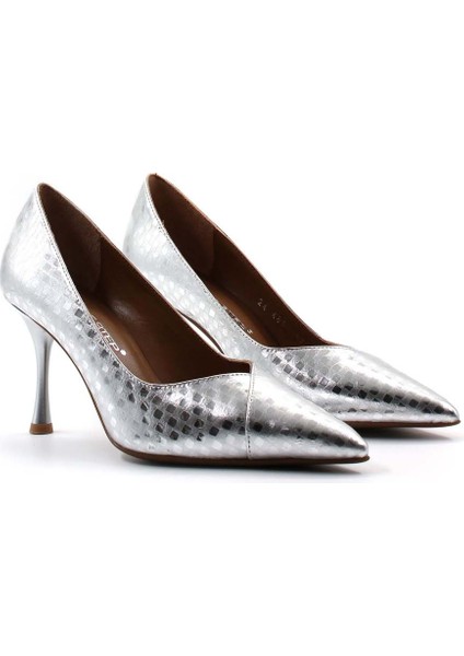 Fast Step Deri Kadın Ince Topuk Ayakkabı 019Za24-485