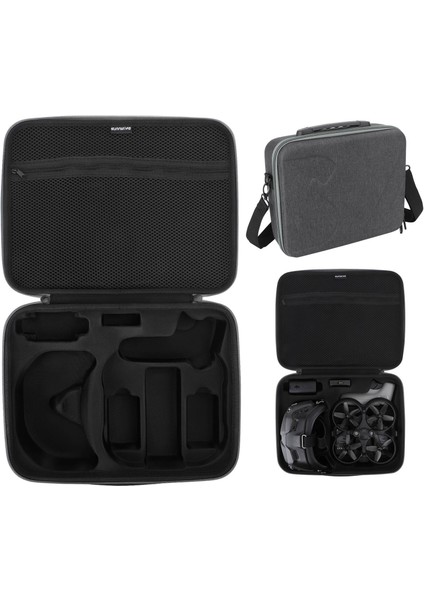 Sunnylıfe AT-B483 Djı Avata Rc Quadcopter / Kumanda / Fpv Pil, Darbeye Dalı Taşıma Çantası, Taşınabilir Kutu, Rc Drone Aksesuarları Için Saklama Çantası (Yurt Dışından)
