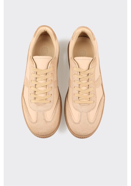 Naturel Deri Kadın Spor Ayakkabı fırsatları