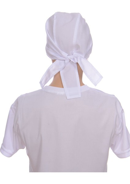 Aşçı Bandana Beyaz Standart