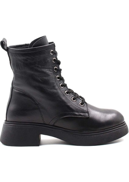 Deri Kürklü Kadın Klasik Bot 124KZA2420