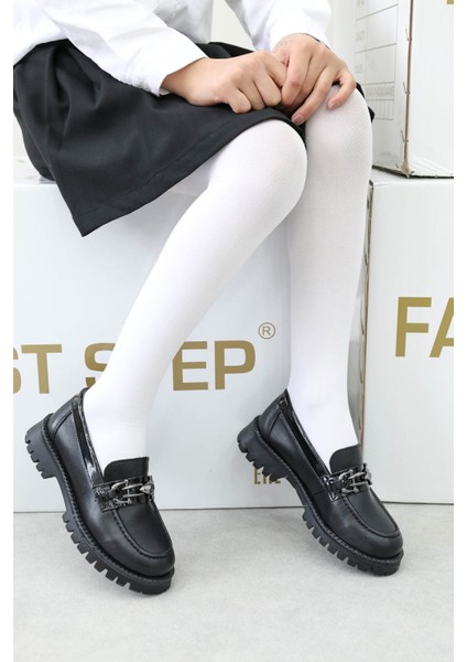 Fast Step Deri Kız Çocuk Casual Ayakkabı 006Xa0010