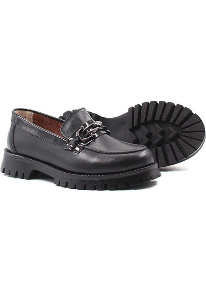 Fast Step Deri Kız Çocuk Casual Ayakkabı 006Xa0010