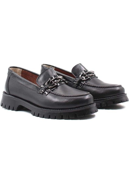 Fast Step Deri Kız Çocuk Casual Ayakkabı 006Xa0010