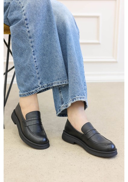 Deri Kadın Casual Ayakkabı 408Za610-02 indirimleri