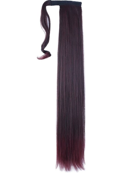 Bağlamalı Düz At Kuyruğu / Koyu Kızıl modelleri