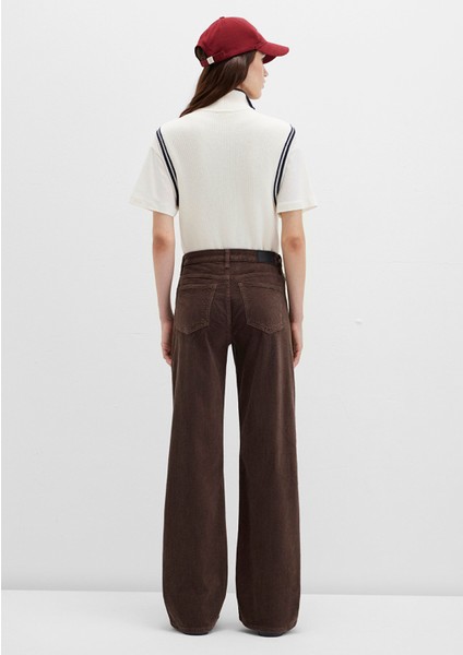 Malibu Kahverengi Kadife Pantolon 1010152-91292 fırsatları