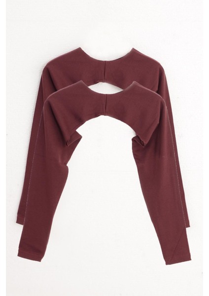 Pınkmark Kadın Içe Giyilen Tesettür Mürdüm 2 Li Paket Bolero Bluz Kolluk MCPMBL25612 indirimleri