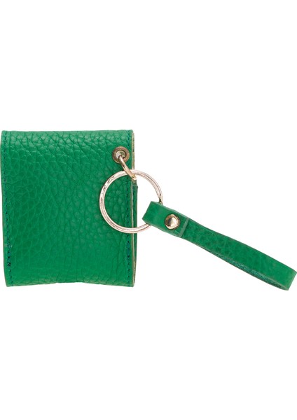 Apple Airpods 2.nesil Uyumlu Deri Kılıf Mai Snap Erc4 Yeşil modelleri