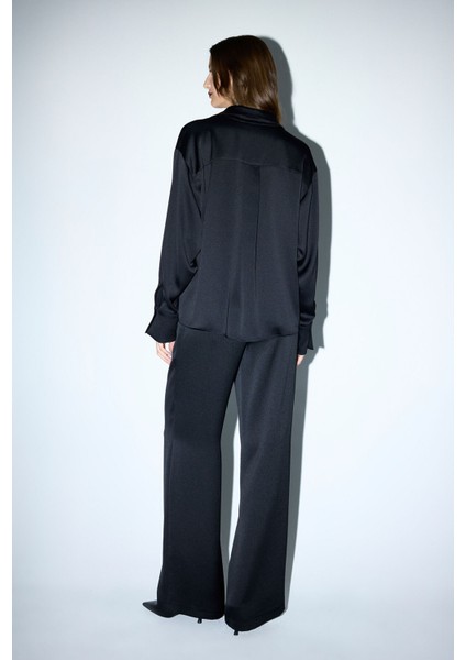 Uzun Kollu Gömlek Siyah 13044355001 indirimleri