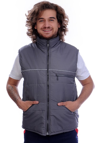 Oxford Yelek Polarlı Reflektör Biyeli Gri fırsatları