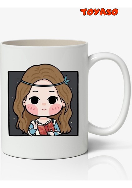 Sinderella Kül Kedisi Avatar Cute Anime Temalı Beyaz Kupa Bardak Sevgiliye Arkadaşa Hediye