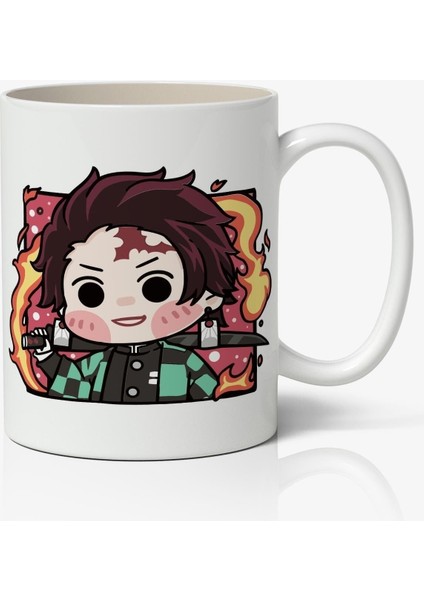 Kişiye Özel Anime Iblis Keser Shinobi Anime Beyaz Kupa Bardak