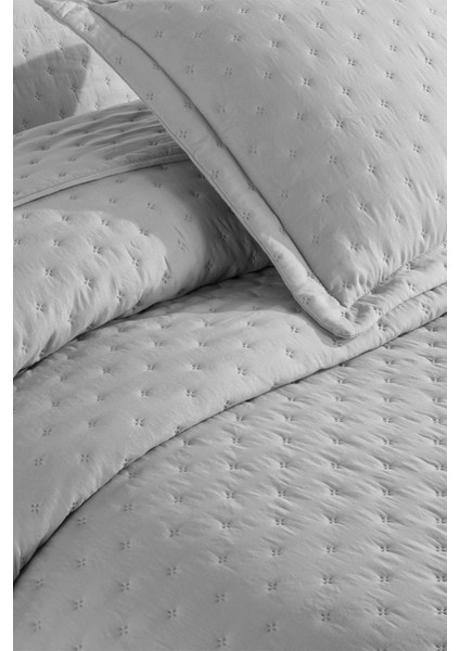 Helena Yatak Örtüsü Çift Kişilik 3 Parça (240x260 cm) Taş