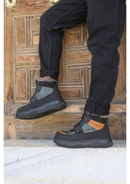 Deri Kürklü Çocuk Klasik Bot 157KXA2710 indirimleri