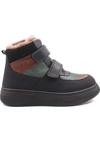 Deri Kürklü Çocuk Klasik Bot 157KXA2710