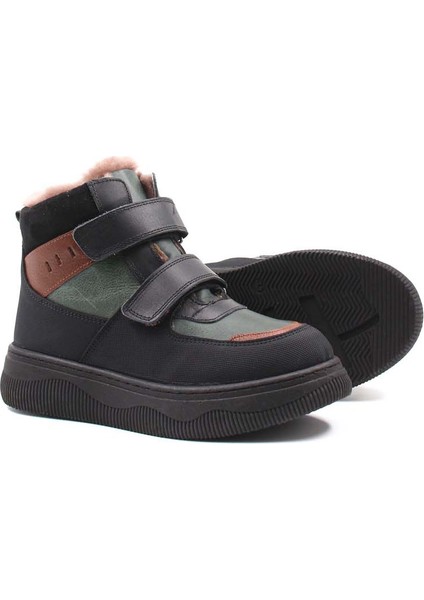 Deri Kürklü Çocuk Klasik Bot 157KXA2710