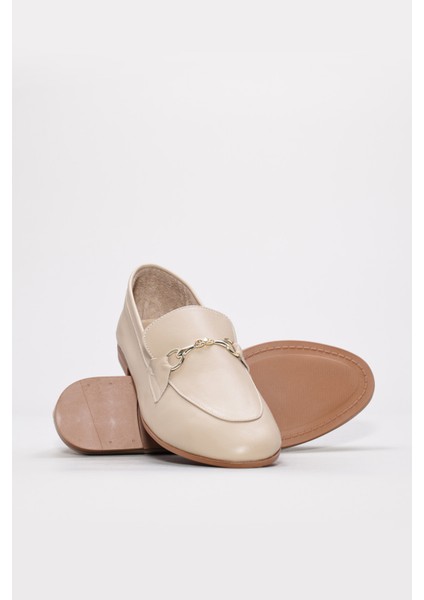 Deri Kadın Babet Ayakkabı 419Zae-15