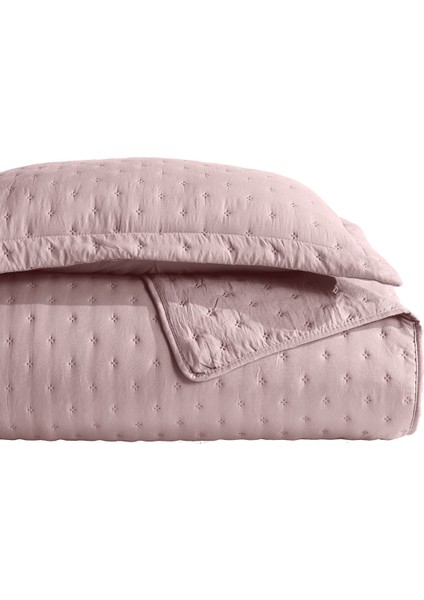Helena Yatak Örtüsü Çift Kişilik 3 Parça (240x260 cm) Pudra