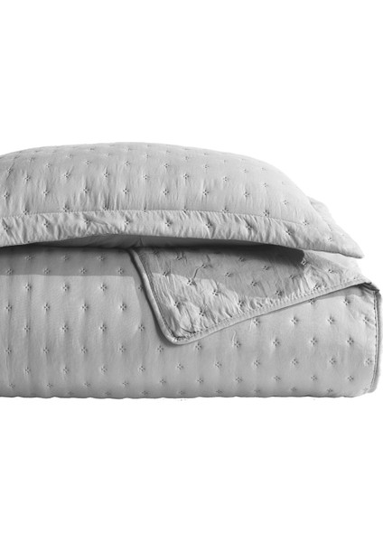 Helena Yatak Örtüsü Tek Kişilik 2 Parça (180x240 cm) Gri
