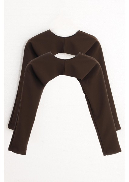 Pınkmark Kadın Içe Giyilen Tesettür Kahverengi 2 Li Paket Bolero Bluz Kolluk MCPMBL25609 indirimleri