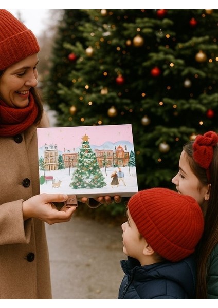 Tatlı Noel Takvimi-Tatlı Geri Sayım-30'lu Yılbaşı Advent Calendar-Madlen Çikolatalı indirimleri