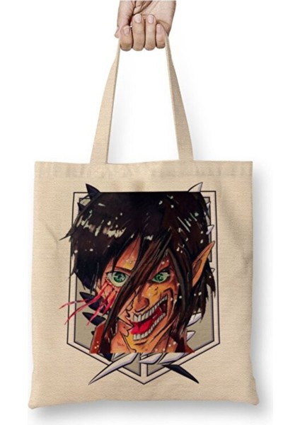 Attack On Titan Arin Bez Çanta Uzun Saplı Alışveriş Çantası Plaj Çantası