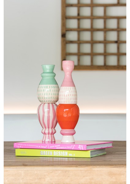 - Carolina Rayas Bailarinas El Boyaması Vazo modelleri