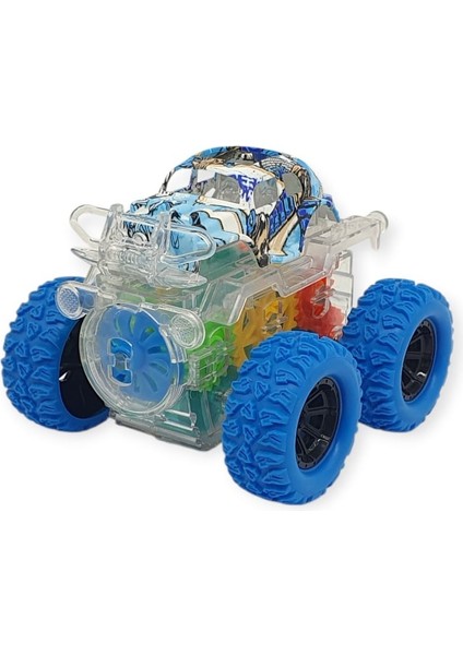 Sürtmeli Işıklı Off-Road Aracı - 7310 - Mavi (Lisinya) fiyatları