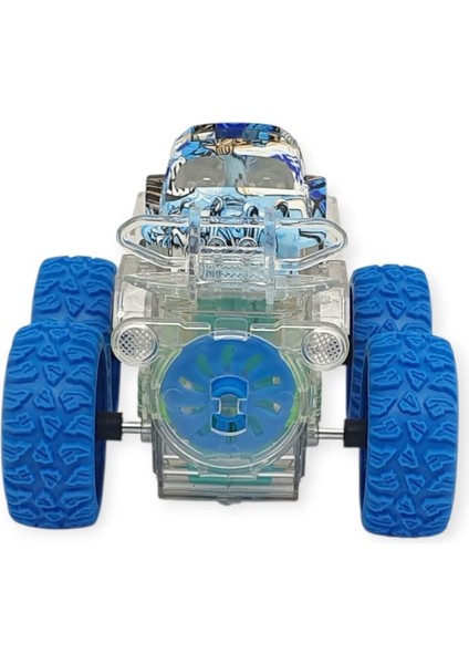 Sürtmeli Işıklı Off-Road Aracı - 7310 - Mavi (Lisinya) modelleri