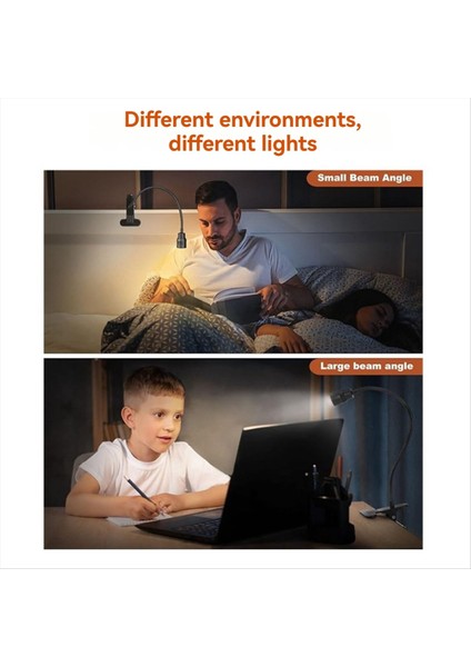 LED okuma ışıkları usb Üç Renkli Karartma Kelepçesi Kitabı Işık Esnek Gooseeck Okuma Gece Işık Çalışması Okuma Lambası (Yurt Dışından)