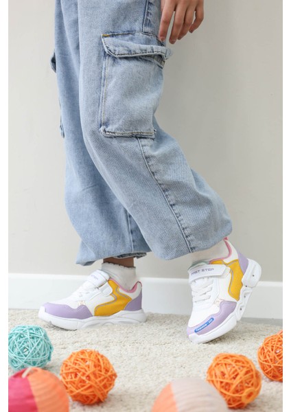 Unisex Spor Rahat Taban Hafif Sneaker Cırt Cırtlı Yazlık Bebek Ve Çocuk Ayakkabısı 141xca018 indirimleri