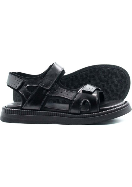 Hakiki Deri Erkek Klasik Sandalet 018MAG422-609