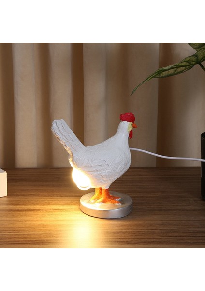 Gece Işığı Simüle Hayvanlar, Masa Lambası Komik Paskalya Ev Dekorasyonu, Parti Karnavalı Tavuk Gece Işık Dekorasyonu (Yurt Dışından)