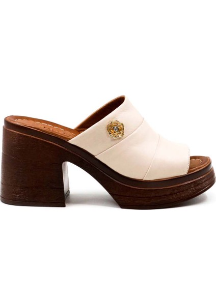 Hakiki Deri Kadın Klasik Sandalet 124ZA5171
