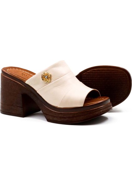 Hakiki Deri Kadın Klasik Sandalet 124ZA5171