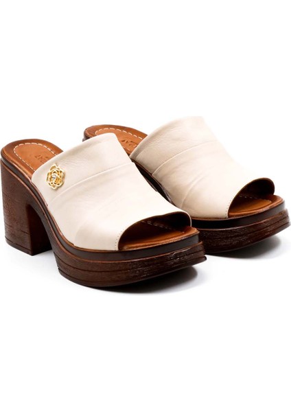 Hakiki Deri Kadın Klasik Sandalet 124ZA5171