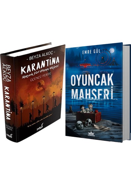 Oyuncak Mahşeri Ciltli ve Karantina 3 Ciltli Beyza Alkoç 2li Set