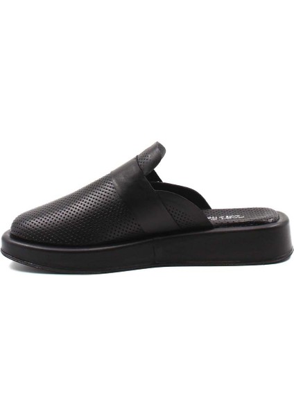 Deri Kadın Düz Terlik 710ZA298